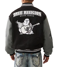 True Religion Varsity Buddha Jacket
