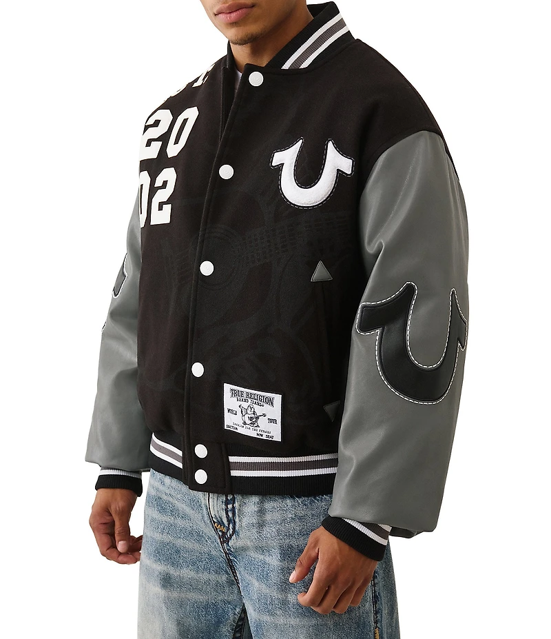 True Religion Varsity Buddha Jacket