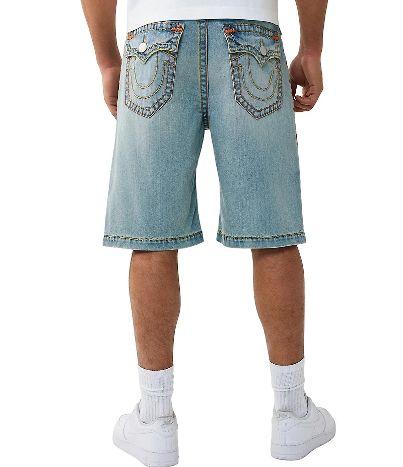 True Religion Vinny Super-T Back Flap Pocket 12#double; Denim Shorts