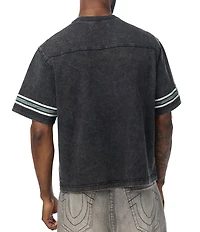 True Religion Washed World Short Sleeve Heavyweight Boxy T-Shirt