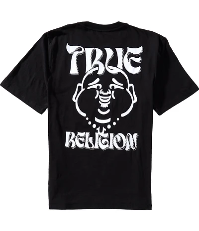 True Religion Wavy Buddha Short Sleeve T-Shirt