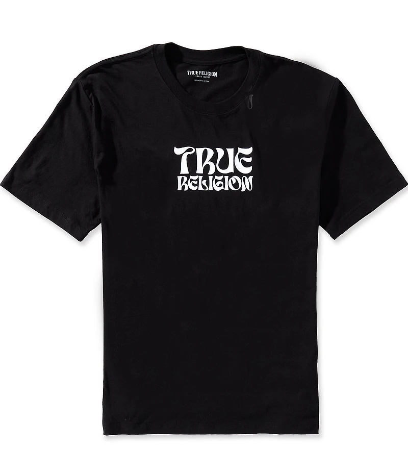 True Religion Wavy Buddha Short Sleeve T-Shirt