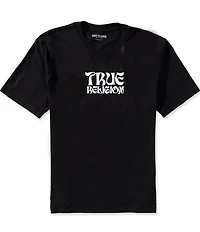 True Religion Wavy Buddha Short Sleeve T-Shirt
