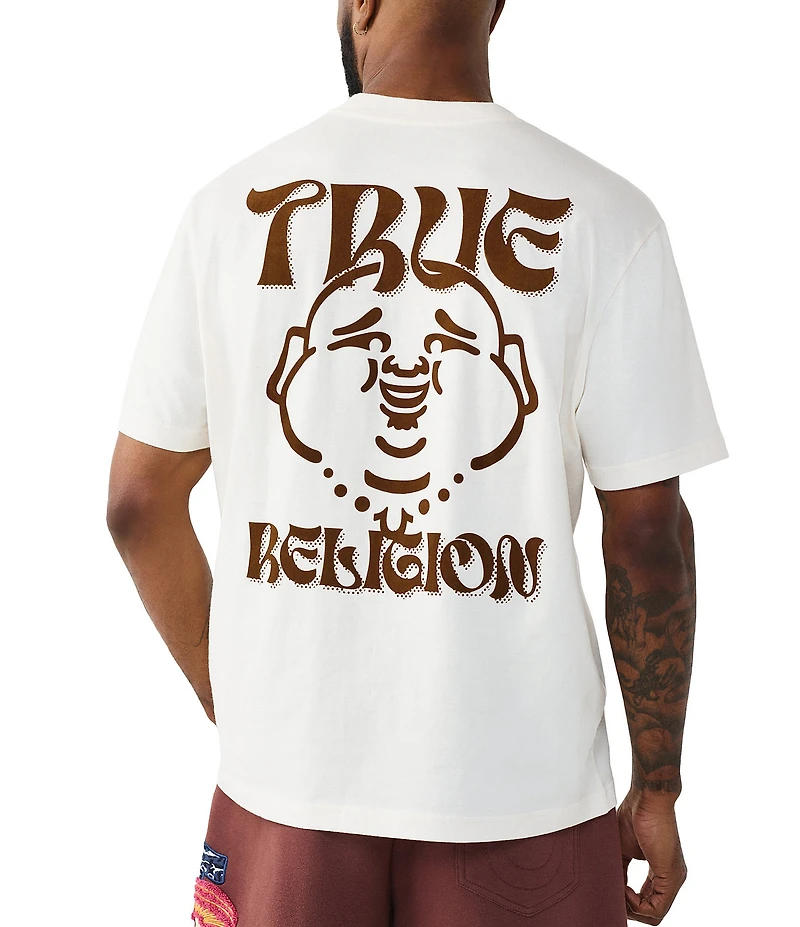 True Religion Wavy Buddha Short Sleeve T-Shirt