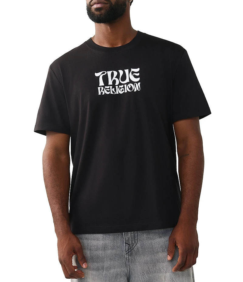 True Religion Wavy Buddha Short Sleeve T-Shirt