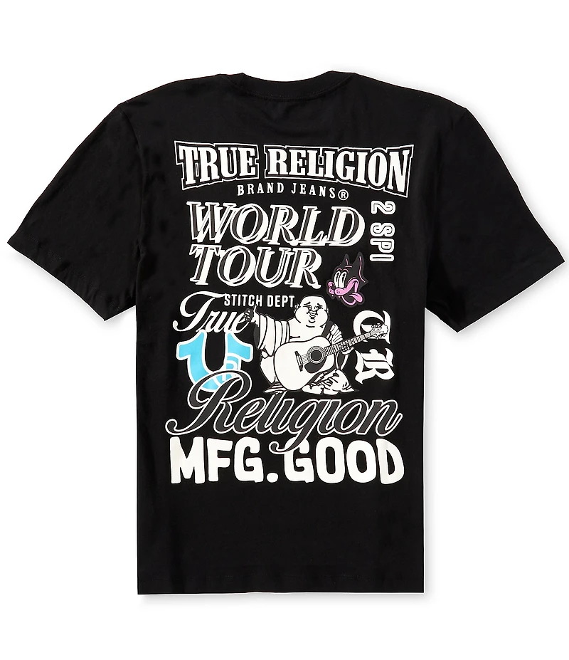 True Religion World Tour Short Sleeve T-Shirt