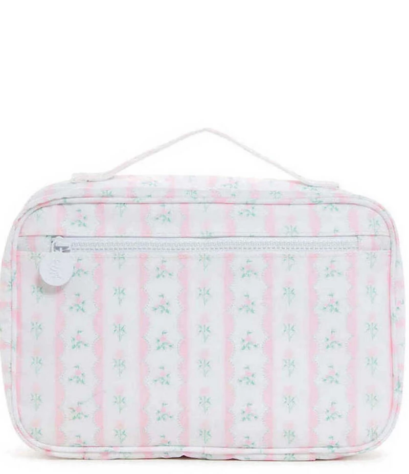 TRVL Design Bundle Up Hanging Toiletry Bag - Ribbon Floral Print