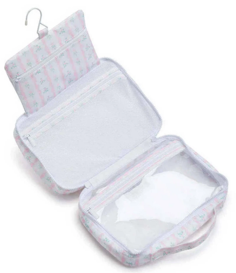 TRVL Design Bundle Up Hanging Toiletry Bag - Ribbon Floral Print