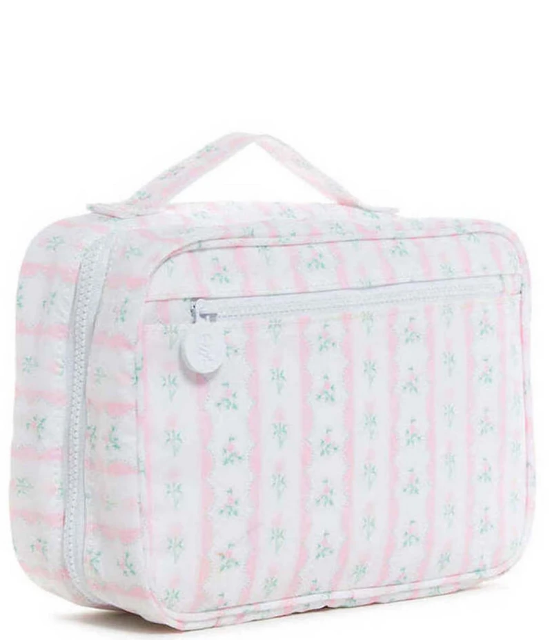 TRVL Design Bundle Up Hanging Toiletry Bag - Ribbon Floral Print