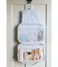 TRVL Design Bundle Up Hanging Toiletry Bag - Ribbon Floral Print