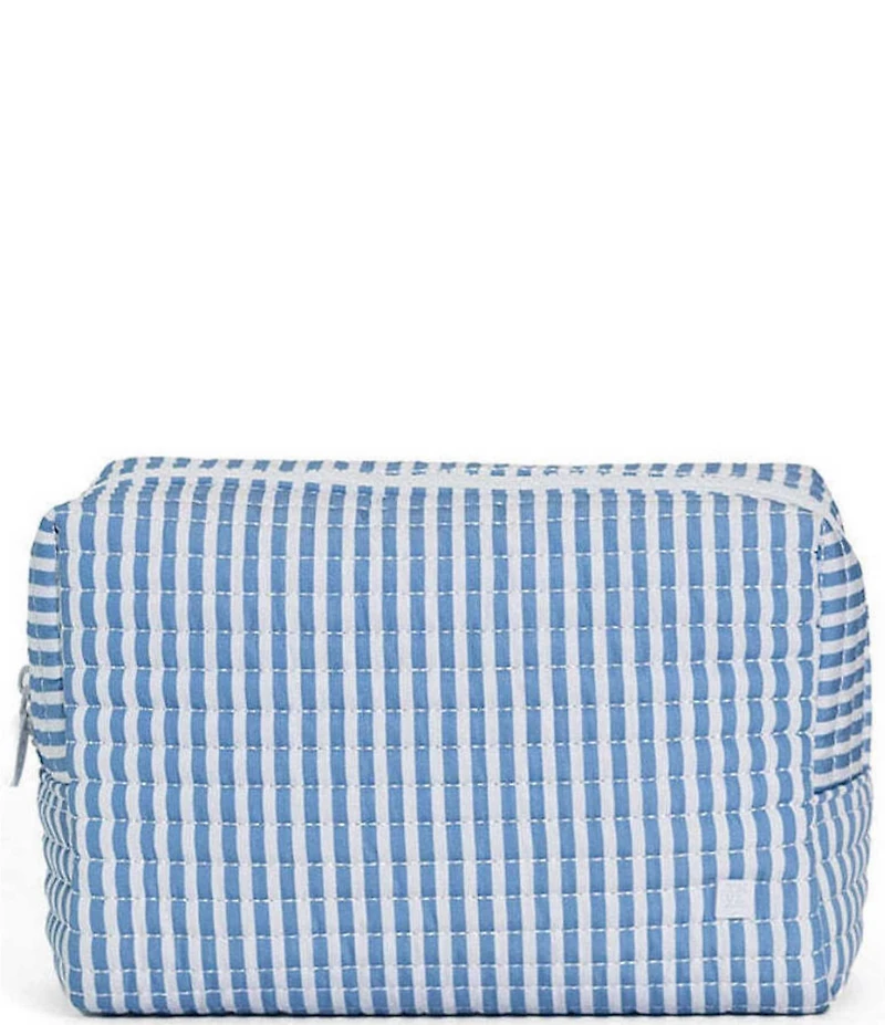 TRVL Design Everyday Quilted Pimlico Stripe Chambray Bag