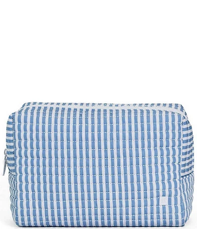 TRVL Design Everyday Quilted Pimlico Stripe Chambray Bag