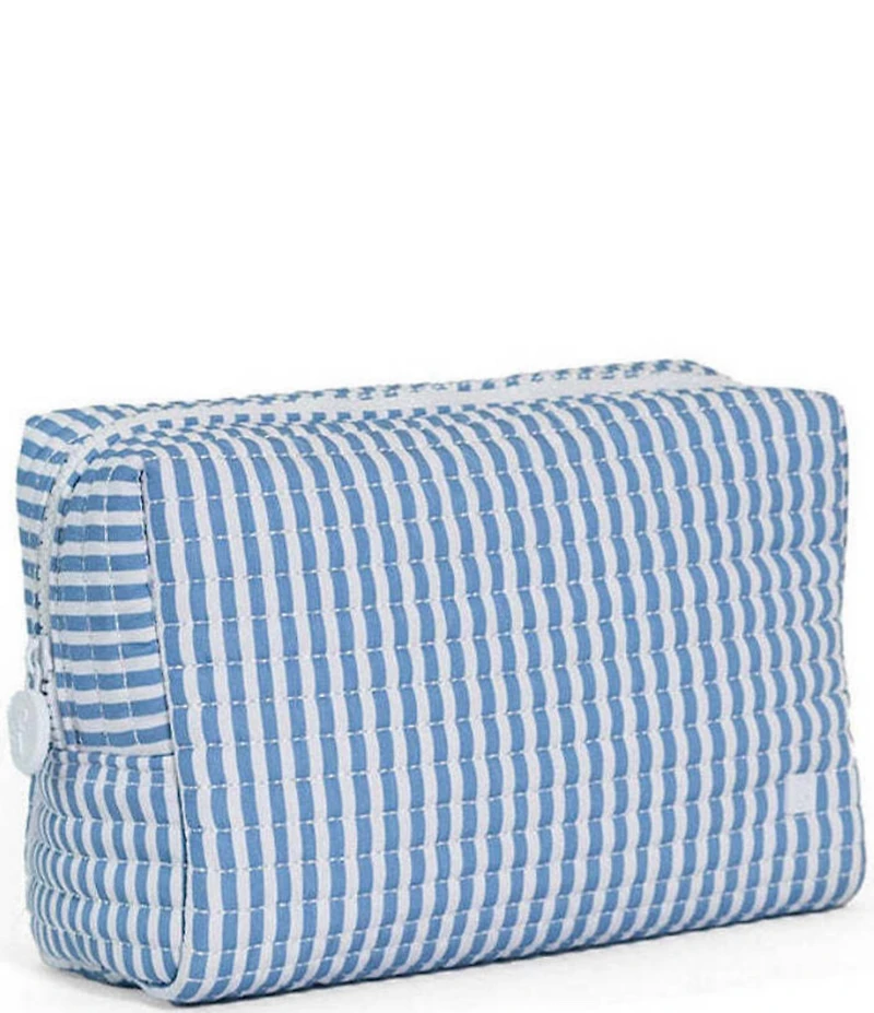 TRVL Design Everyday Quilted Pimlico Stripe Chambray Bag