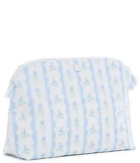TRVL Design Ribbon Blue Floral Goodie Pouch