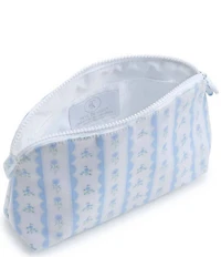 TRVL Design Ribbon Blue Floral Goodie Pouch