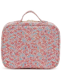 TRVL Design Luxe Floral-Printed Saffiano Vegan Leather TRVL2 Toiletry Case