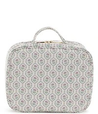 TRVL Design Luxe Geometric-Printed Saffiano Vegan Leather TRVL2 Toiletry Case