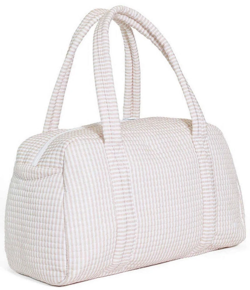 TRVL Design Quilted Stripe Duffel Bag