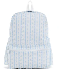 TRVL Design Ribbon Blue Floral Backpack