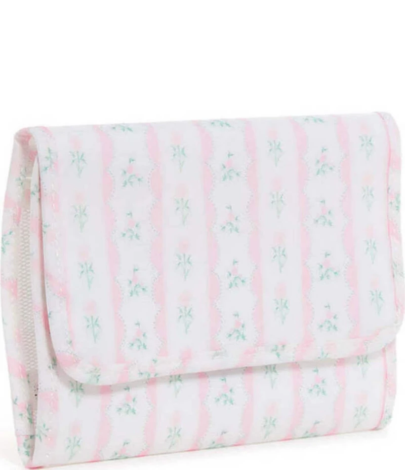 TRVL Design Ribbon Floral Mini Roll Up Bag