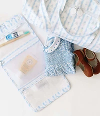 TRVL Design Ribbon Floral Mini Roll Up Bag