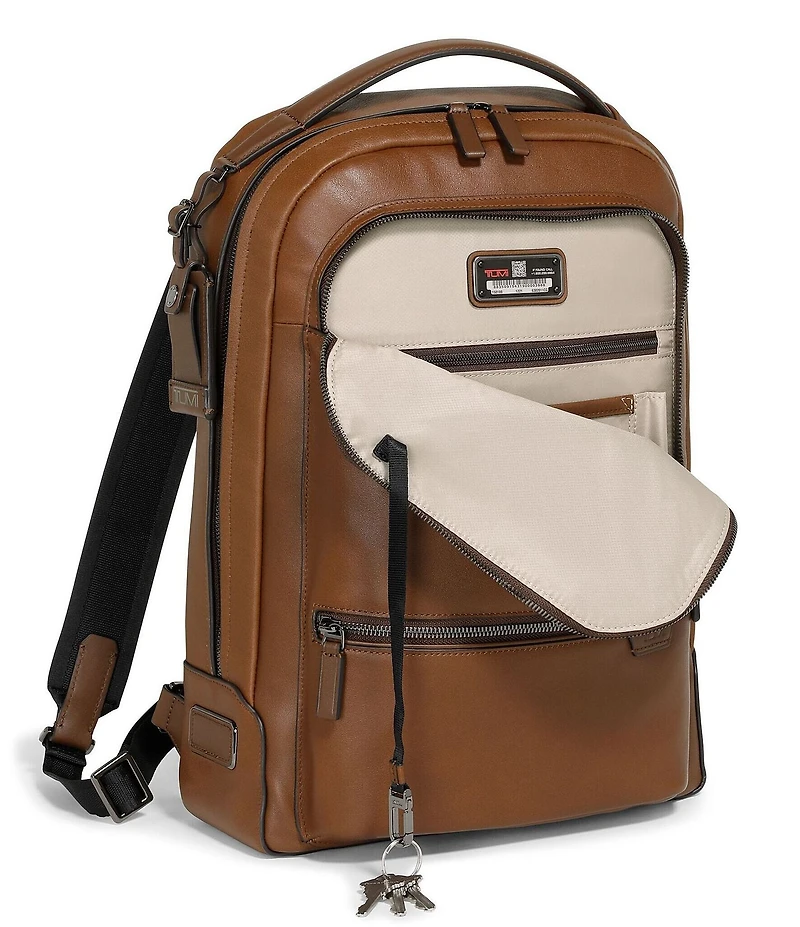 Tumi Bradner Leather Laptop Backpack
