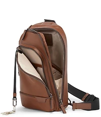 Tumi Gregory Leather Sling Bag