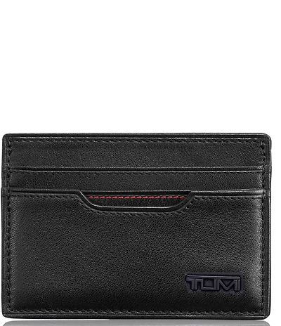 Tumi ID Lock Contrast Stitching Slim Card Case