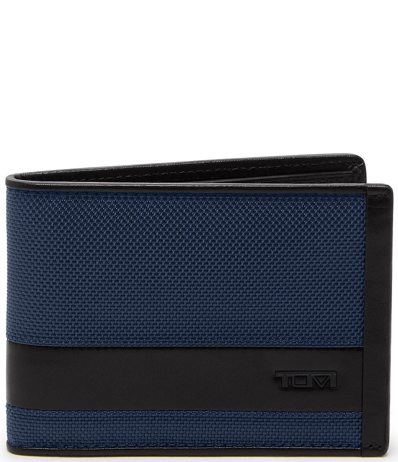 Tumi Navy Double Billfold