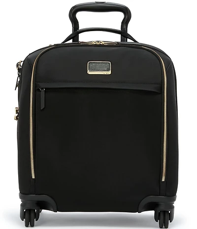 Tumi Voyageur Leger Compact Gold Metal Carry-On Spinner