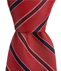 Turnbury Andres Striped 3 3/8#double; Silk Blend Tie