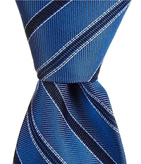 Turnbury Andres Striped 3 3/8#double; Silk Blend Tie