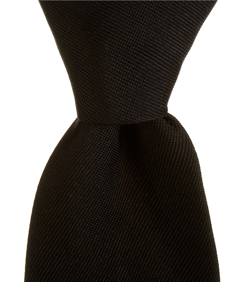 Turnbury Beckham Solid 3 3/8#double; Silk Blend Tie