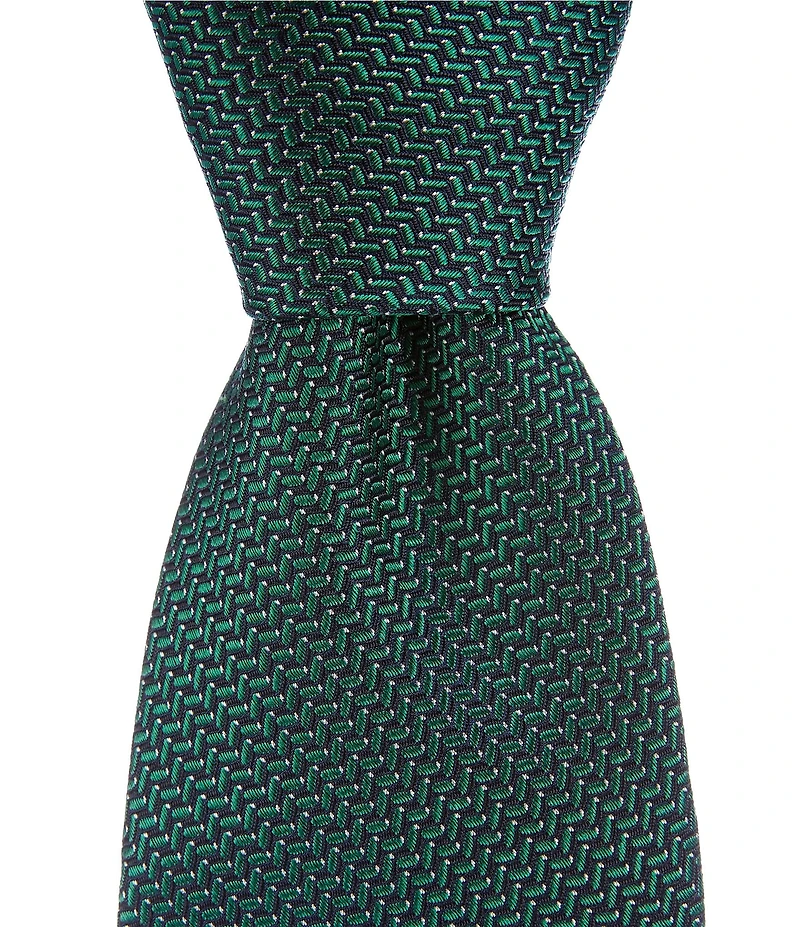Turnbury Benedit Micro Print 3 3/8#double; Traditional Tie