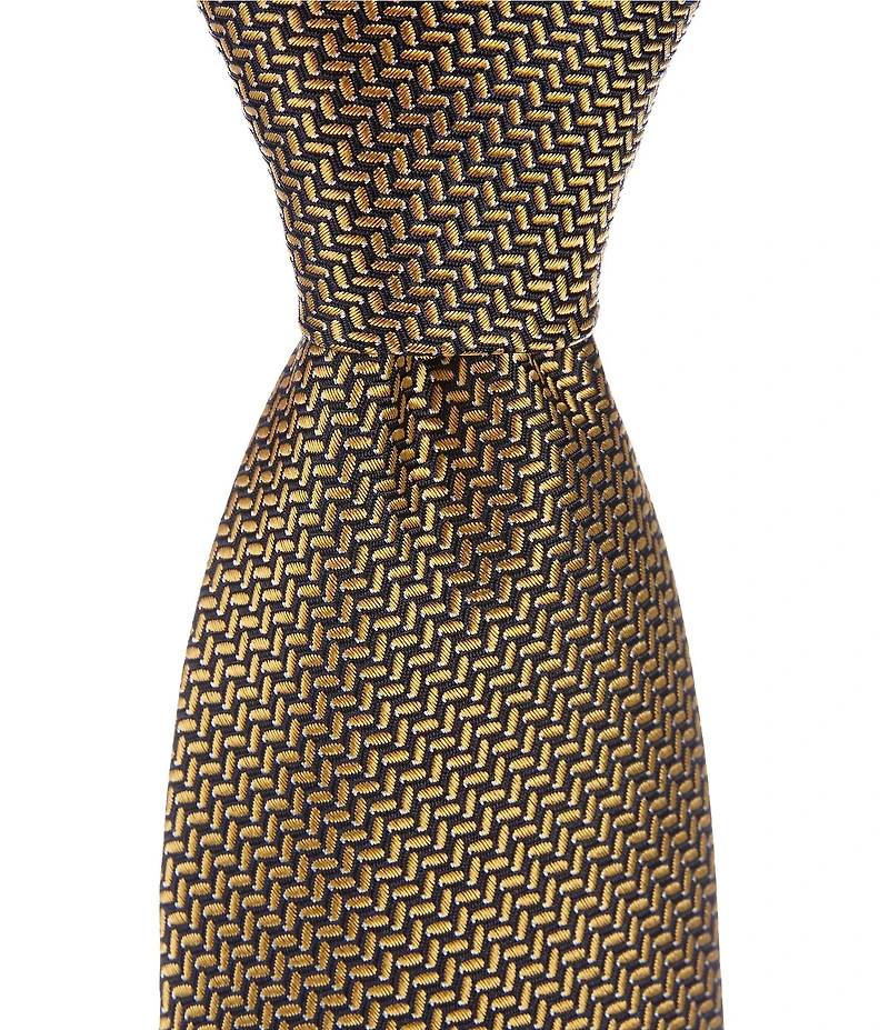Turnbury Benedit Micro Print 3 3/8#double; Traditional Tie