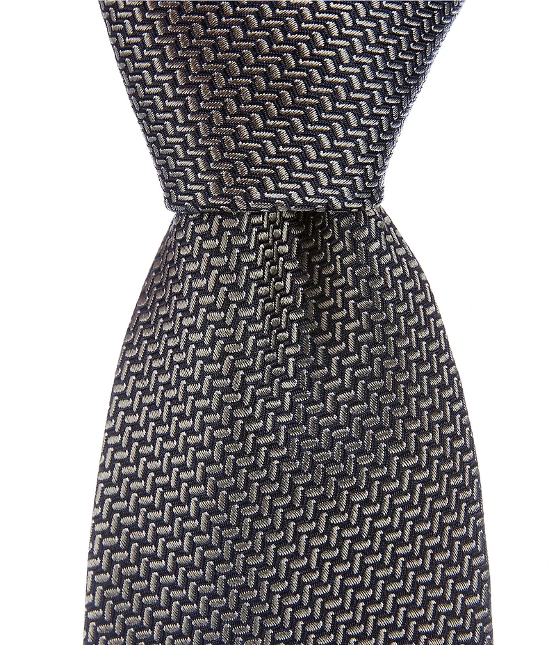 Turnbury Benedit Micro Print 3 3/8#double; Traditional Tie