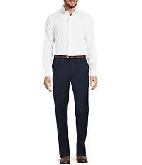 Turnbury Flat Front Solid Dress Pants