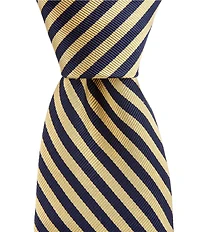 Turnbury Knox Striped 3.375#double; Silk Blend Tie