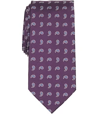 Turnbury Neat Paisley Traditional Polyester/Silk Tie