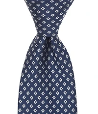 Turnbury Square Neat Stripe Traditional Silk Blend Tie