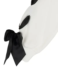 Tween Diva Big Girls Long Sleeve Pull-Through-Ribbon Bow-Detailed Fleece Sweatshirt & Bow-Accented Jeans Set