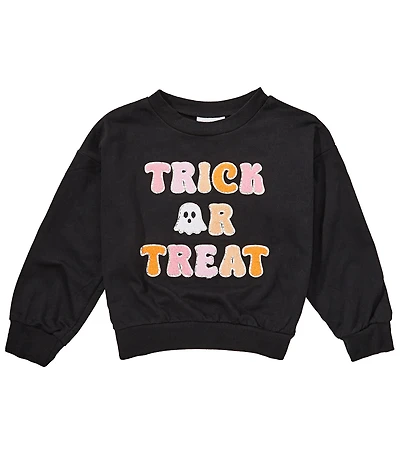 Tween Diva Big Girls Long Sleeve Trick Or Treat Sweatshirt
