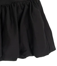 Tween Diva Big Girls Off The Shoulder Plaid Bow Applique Sweater Top & Skirt Set