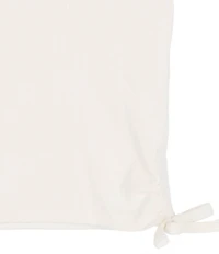 Tween Diva Big Girls Short Sleeve Faux Wrap Knit Top & Flower-Printed Cargo Pants Set