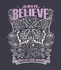 Tween Diva Big Girls Short Sleeve Graphic T-Shirt & Matching Ribbed Flare Leggings