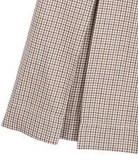Tween Diva Big Girls Short Sleeve Graphic T-Shirt & Plaid Bow Tie Pleated Skort Set