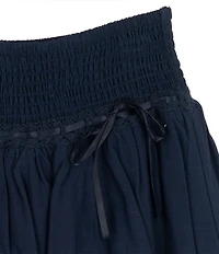 Tween Diva Big Girls Sleeveless Embroidered-Motif Striped Tank Top & Woven Skort Set