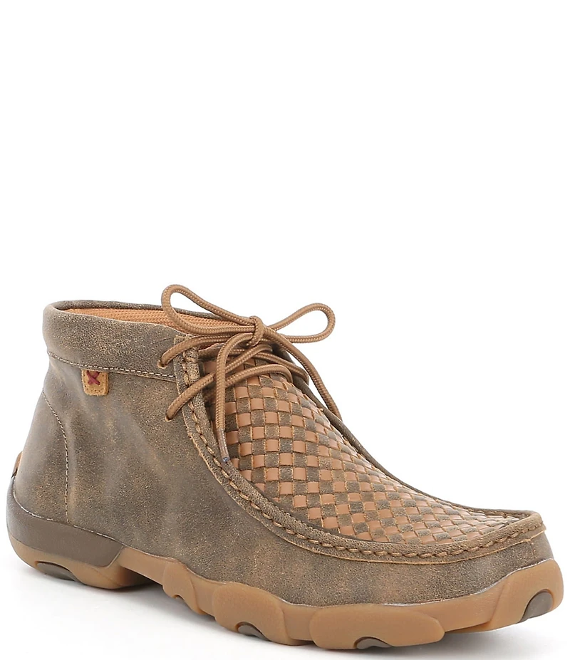 Twisted X Men's Driving Woven Moccasin Chukka Boots