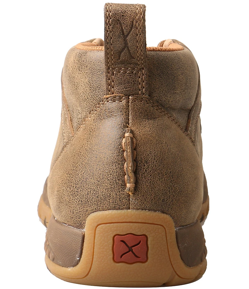 Twisted X Men's Driving CellStretch Leather Moc Toe Chukka Boots