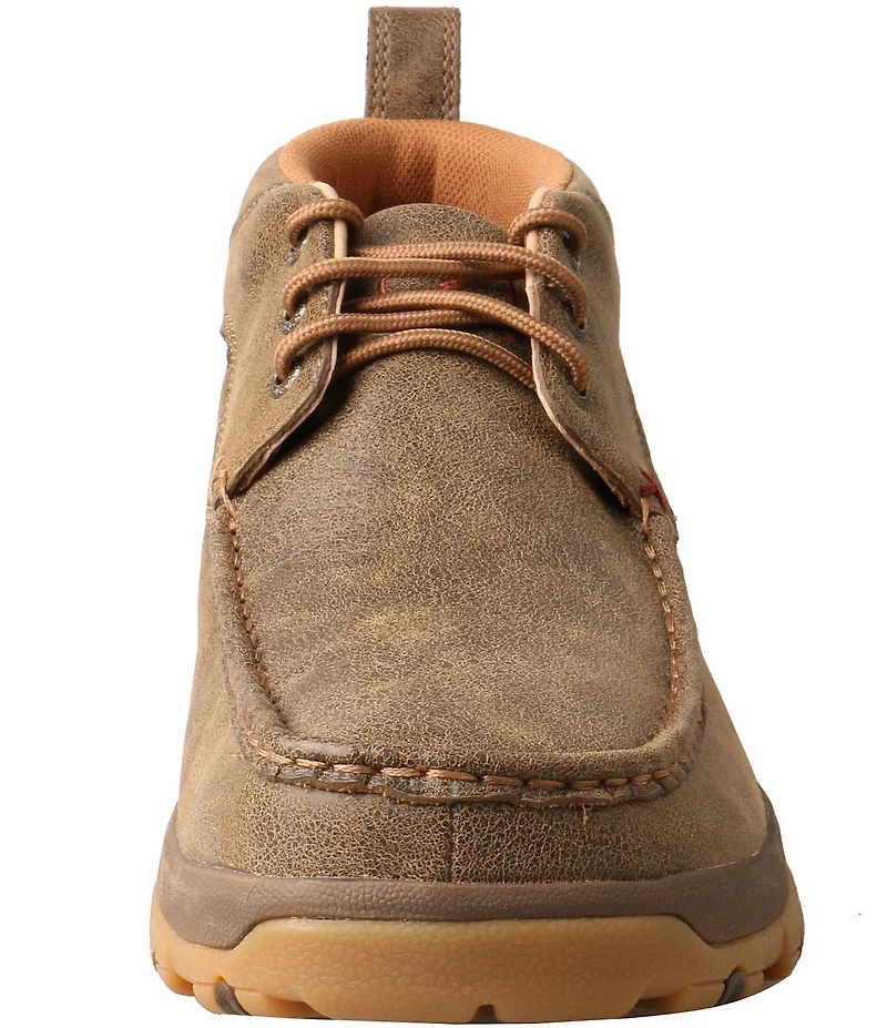 Twisted X Men's Driving CellStretch Leather Moc Toe Chukka Boots